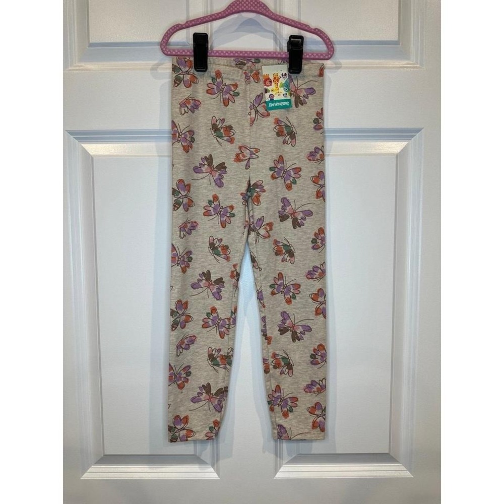 Girls Butterfly Leggings Size 5T NWT